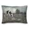 Cow In Purple Field 20" x 14" Indoor/Outdoor Pillow